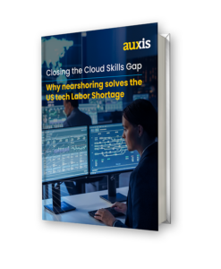 Why nearshoring solves the US tech Labor Shortage Whitepaper Mockup