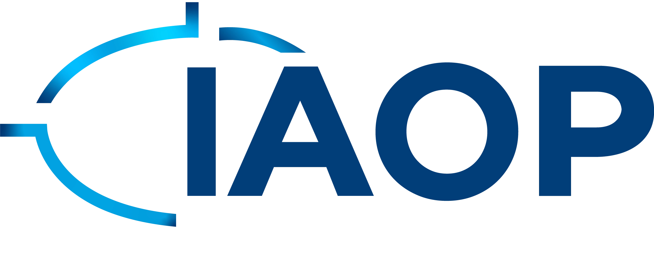 IAOP-Recognition-logo - Auxis IAOP logo featuring bold blue letters symbolizing recognition and excellence in outsourcing and shared services