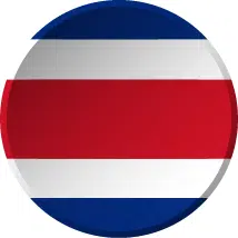 Round Costa Rica Flag