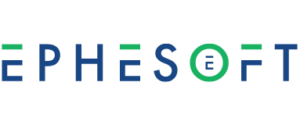 Ephesoft logo in blue and green for intelligent document processing