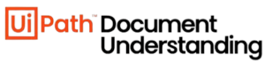 UiPath Document Understanding logo emphasizing automation and efficiency in document processing for revenue cycle management.