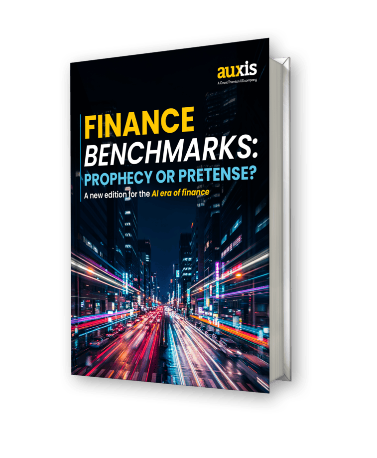 Finance benchmarks explored through a dynamic cityscape highlighting innovation in the AI era of finance