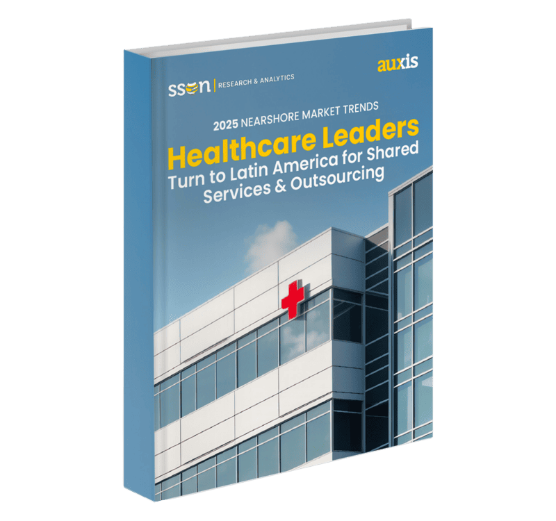 2025 Nearshore Market Trends report highlighting healthcare leaders shift to Latin America for outsourcing services