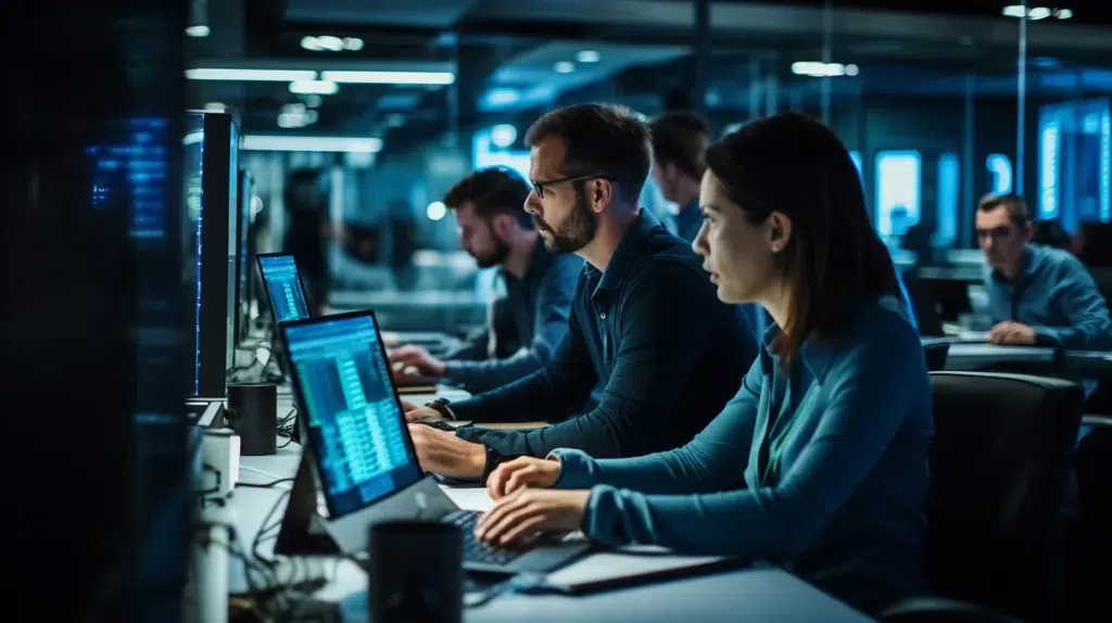 cyber analysts using AI tools for incident response in SOC environment