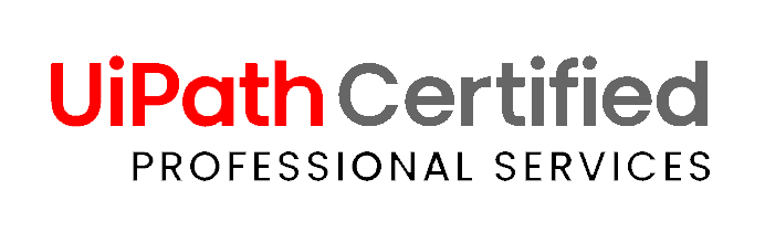 UiPath Certified logo representing professional services in automation and robotic process automation RPA solutions