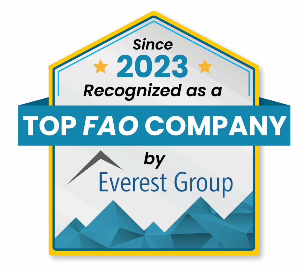 Recognized as a top FAO company in 2023 by Everest Group showcasing excellence in financial services